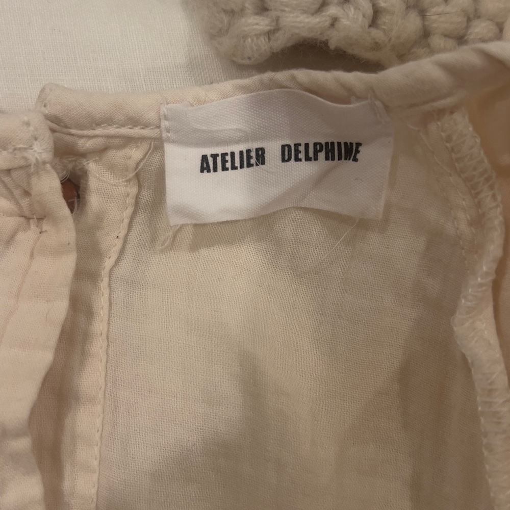 Atelier Delphine Mardi Cream Midi Dress - Picture 4 of 7